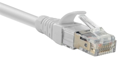 Nexxt Solutions Patch Cord - CAT 6A, RJ-45 (M), 2.1m, Gray, LSZH, UTP