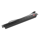 Nexxt Solutions NPD-11U9N15A - Regleta con Montaje en Rack, 9 Salidas, 125V, 1650W