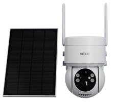 Nexxt Solutions NHC-OP20S  - Solar IP Camera for Outdoors, 3MP, WiFi 2.4GHz, Motorized