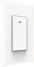 Nexxt Solutions NHE-S100 - Smart Switch, Single Pole, WiFi 2.4GHz, Indoor Use, 1 Button, 1 Unit