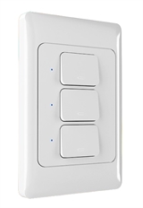 Nexxt Solutions NHE-T100 - Interruptor Inteligente, 3 Vías, WiFi 2.4GHz, para Interiores, 3 Botónes, 1 Unidad