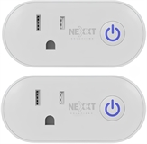 Nexxt Solutions NHP-S611M 2PK - Smart Plug, 1 Outlet, 100/240VCA, WiFi 2.4GHz, 2 Units