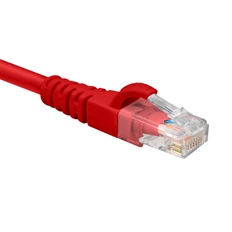 Cable de Conexión Nexxt Solutions - CAT 6, RJ-45 (M), 30cm, Rojo, CM, UTP