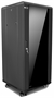 Nexxt Solutions PCRFCSKD25U60BK Wheeled Floor Cabinet with Tempered Glass Door