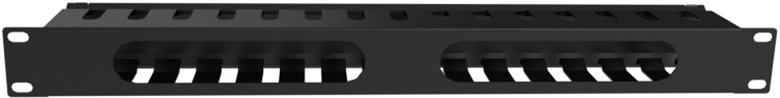 Nexxt Solutions Rack cable management duct horizontal 1U 19 Front View 3