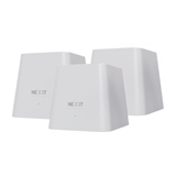 Nexxt Solutions Vektor3600-AC - Mesh Wi-Fi System, Dual Band, 2.4/5GHz, up to 3600Mbps, 3 Nodes, Coverage up to 4000 sq. ft., App Control