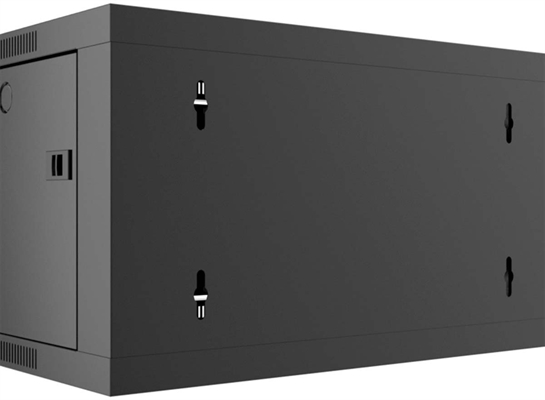 Nexxt Solutions PCRWESKD09U55BK Wall Mount Cabinet with Tempered Glass Door Back Side