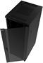 Nexxt Solutions PCRFCSKD37U80BK Wheeled Floor Cabinet with Tempered Glass Door 37U Top View