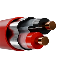 Nexxt Solutions NFC-16FRR - Cable Blindado para Alarma Contra Incendios, 16AWG, 2 Conductores, FPLR, 305m, Rojo