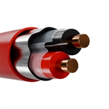 Nexxt Solutions NFC-18FRR - Shielded Fire Alarm Cable, 18AWG, 2 Conductors, FPLR, 305m, Red