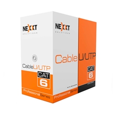 Nexxt Solutions Bulk UTP Cable - CAT 6, 305m, Gray, CMR, UTP