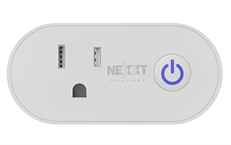 Nexxt Solutions NHP-S611 - Enchufe Inteligente, 1 Salida, 100V/240VCA, WiFi 2.4GHz, 1 Unidad