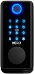 Nexxt Solutions NHS-D150 BK - Cerradura Inteligente, Lector de Huellas, Tarjeta RFID, Pin, Llave, App, Negro