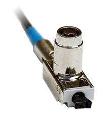 Noble Locks  - TZ04T - Candado de cuña compacto con llave cilíndrica para portátiles Dell.