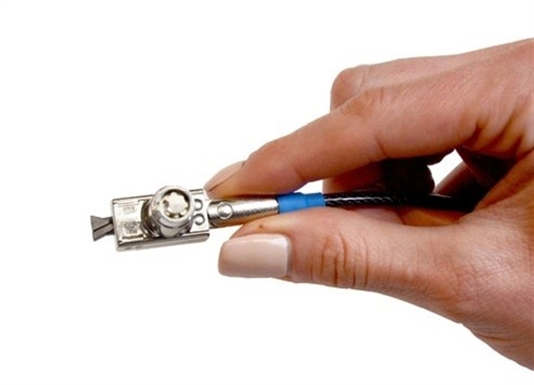 Noble Locks TZ04T Compact Wedge Lock - vista lateral izquierda
