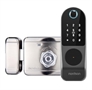 NS-S201WT White-Wi-Fi Smart Rim Lock-Front View