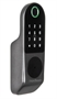 NS-S201WT White-Wi-Fi Smart Rim Lock-Lateral View