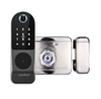 NS-S201WT White-Wi-Fi Smart Rim Lock-Side View