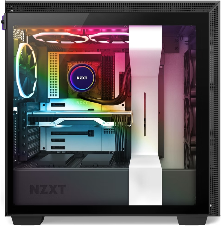 NZXT Kraken X63 CPU Cooler - Case View