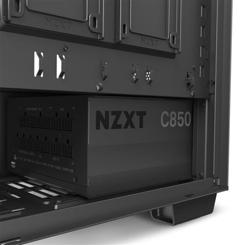 NZXT Power Supply Gold 850 With Case View