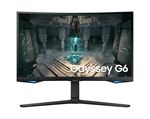 Samsung Odyssey G6 - Monitor Gaming, Curvo 1000R, 27", QHD 2560 x 1440, 16:9, Tiempo de Refresco 240Hz, HDMI, DisplayPort, Negro