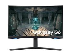 Samsung Odyssey G6 - Monitor Gaming, Curvo 1000R, 27", QHD 2560 x 1440, 16:9, Tiempo de Refresco 240Hz, HDMI, DisplayPort, Negro