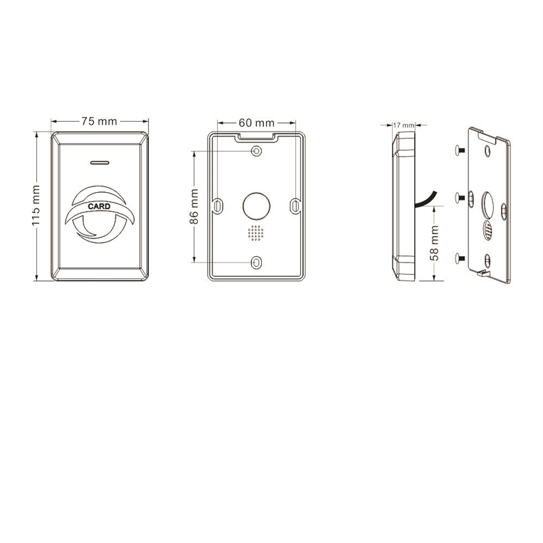 OEC-R1H-M Dimensions