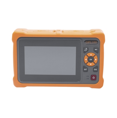 ofl100-handheld-singlemode-otdr-reflectometer-angled front view
