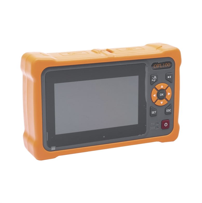 ofl100-handheld-singlemode-otdr-reflectometer-right lateral view