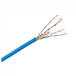 Ortronics Cable U/UTP Categoría 6A - 305m, Azul, CMR, 23 AWG, Cobre Sólido