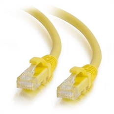 Quiktron CAT 6 U/UTP - Cable de Red RJ-45 (M/M), 0.91m, Amarillo, CM, 24 AWG, Snagless