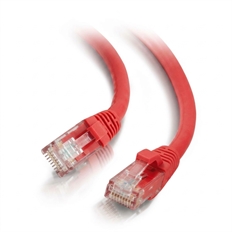 Quiktron CAT 6 UTP - Cable de Red, RJ-45 (M/M), 2.13m, Rojo, CM, 24 AWG, Snagless