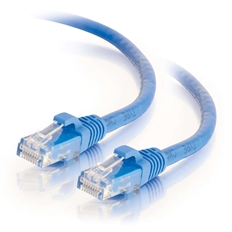 Quiktron CAT 6A U/UTP - Cable de Red, RJ-45 (M/M), 7.6m, Azul, CM, Snagless