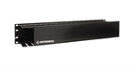 Ortronics OR-808000010 - Organizador Horizontal de Cables, Ducto 1.5" x 1.5", 1U, Rack 19", Negro, con Cubierta