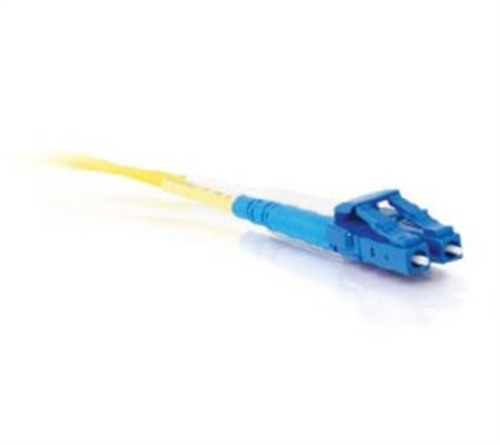 OR-810-LL7-006 Yellow-OS2-Fiber-Optic-Patch-Cord-Cable-LC-to-LC-2m-Diagonal View