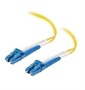 OR-810-LL7-006 Yellow-OS2-Fiber-Optic-Patch-Cord-Cable-LC-to-LC-2m-Front View