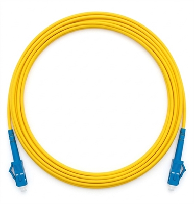 OR-810-LL7-006 Yellow-OS2-Fiber-Optic-Patch-Cord-Cable-LC-to-LC-2m-General View
