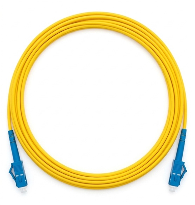 OR-810-LL7-006 Yellow-OS2-Fiber-Optic-Patch-Cord-Cable-LC-to-LC-2m-General View