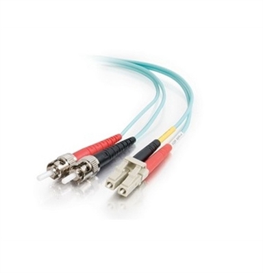 OR-852-LL2-009-55L-OM4-LC-to-LC-Duplex-Fiber-Optic-Patch-Cord-Cable-3m Lateral View