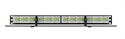 OR-SP6AU24 Black-24-Port Cat6A Flat Modular Patch Panel-Front View