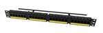 Legrand Ortronics  - Kit de Patch Panel Modular Plano TechChoice Cat6A, 24 Puertos, Altura de 1 RU, Conexión Universal T568A/B, Incluye Organizador Posterior y Accesorios