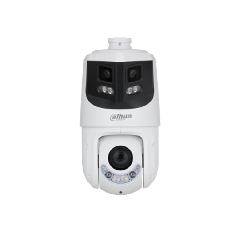Panoramic and PTZ Hybrid Security Camera-Off Front View