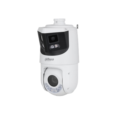 Panoramic and PTZ Hybrid Security Camera-Off Lateral View