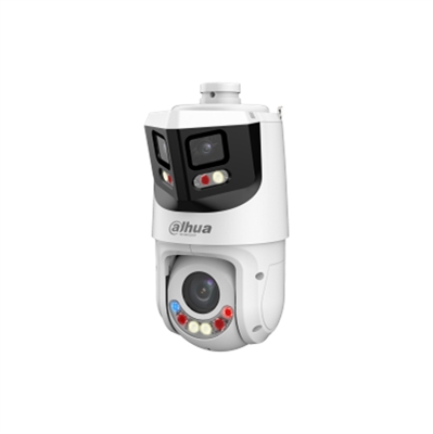 Panoramic and PTZ Hybrid Security Camera-On Lateral View