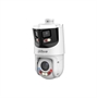 Panoramic and PTZ Hybrid Security Camera-On Lateral View