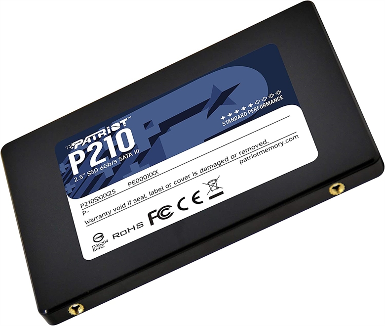 Patriot P210 - 2.5" Solid State Drives isometric front view