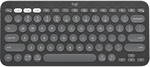 Logitech Pebble Keys 2 K380S - Teclado Compacto, Inalámbrico, Bluetooth, Español, Grafito