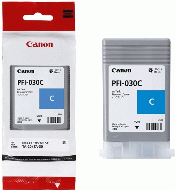 Canon-PFI030 Cartucho Cyan