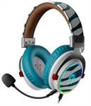 Primus Gaming Star Wars Ahsoka - Gaming Headset, Stereo, Over-ear headband, Wired, USB, 3.5mm, 20Hz-20KHz, White and Light Blue