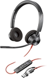 Poly Blackwire 3320 - Headset, Estéreo, Supraaurales, Cableado, USB-A, USB-C, 20Hz - 20kHz, Negro Poly Blackwire 3320 - Headset, Estéreo, Supraaurales, Cableado, USB-A, USB-C, 20Hz - 20kHz, Negro